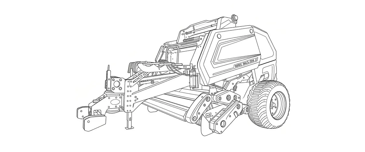 farm-balers-9YG-2.24D-Round baler-Transcend-for-draft
