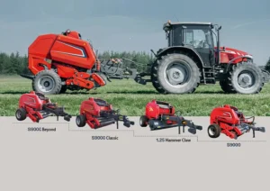 How Does Net Wrap Work on a Round Baler — and Why Does It Matter? Round baler straw baling operation in field showing net wrap application